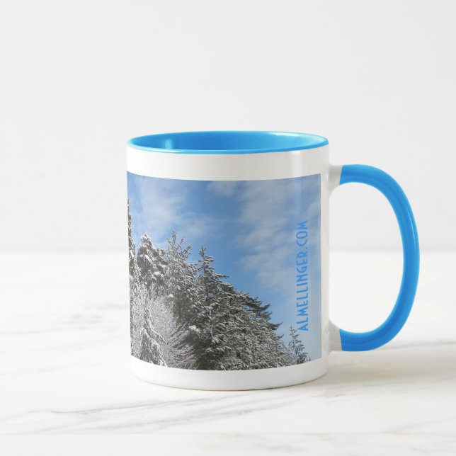 Taza búlgara 2 de las montañas del invierno (Derecha)