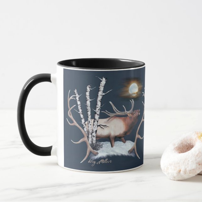 Taza Bull Elk (Con donut)