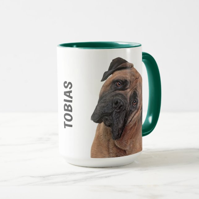 Taza Bull Mastiff Personalized Mug (Anverso derecho)