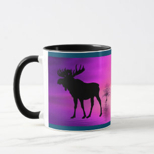 Taza Bull Moose Silhouette
