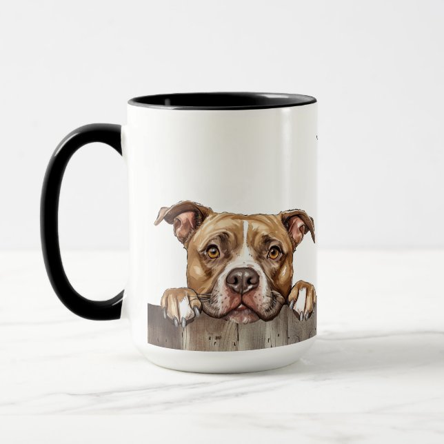Taza Bull Terrier Dog Mug (Izquierda)