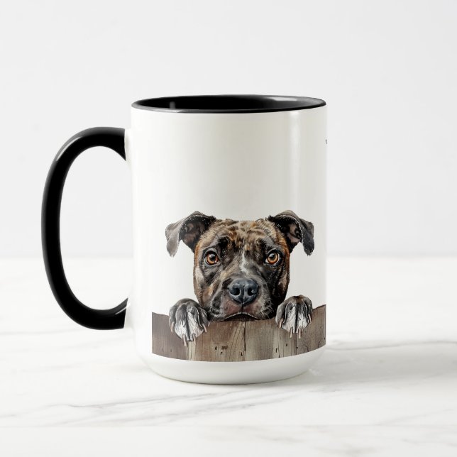 Taza Bull Terrier Dog Mug (Izquierda)