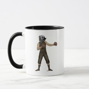 Taza Bulldog de boxeo completo 2