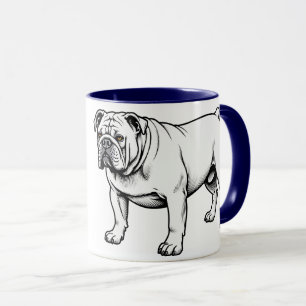 Taza Bulldog de pie