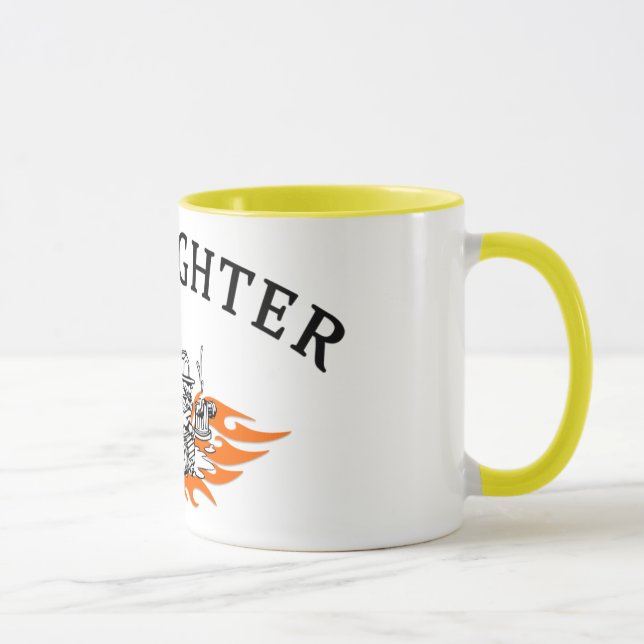 Taza Bulldog del bombero duro (Derecha)