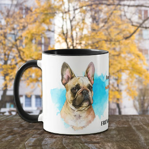 Taza Bulldog francés amigo leal