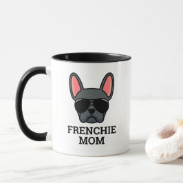 Taza Bulldog francés azul perro francés mamá Mug