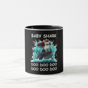 Taza Bulldog francés   Baby Shark Doo Doo Doo