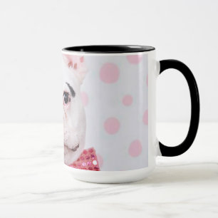 Taza Bulldog francés con Bow Tie