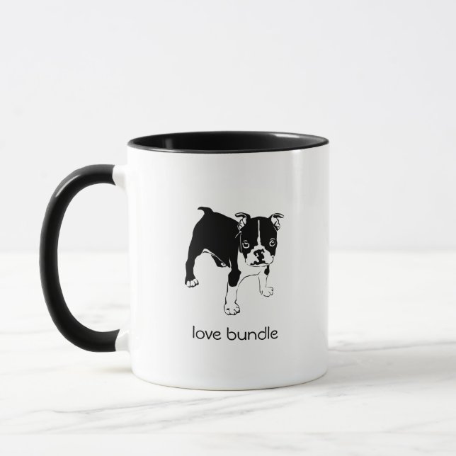 Taza Bulldog francés Cuppy Love Bundle Coffee Mug (Izquierda)