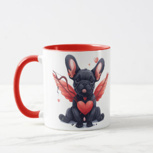 Taza Bulldog francés de San Valentín