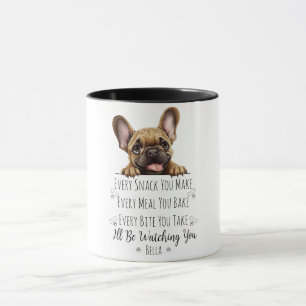 Taza Bulldog francés gracioso Personalizado