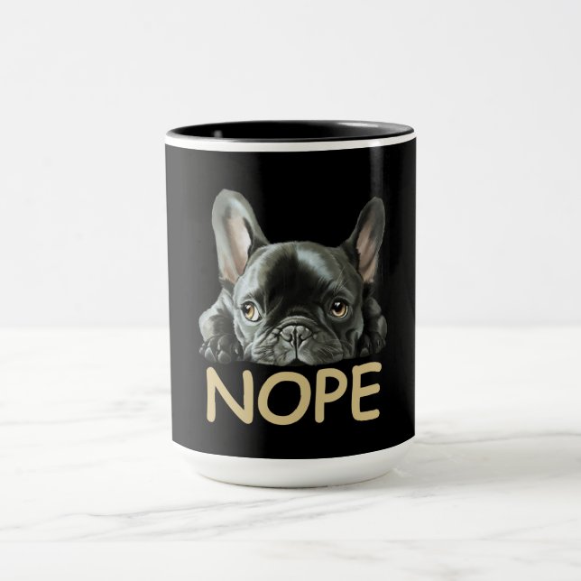 Taza Bulldog francés| Regalos Frenchie Nope (Centro)