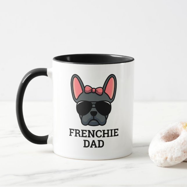 Taza Bulldog Frenchie Dog Dad (Con donut)