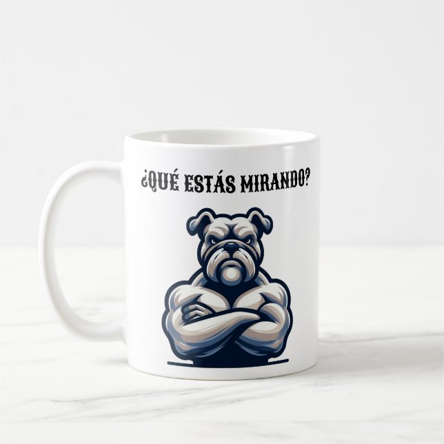Taza Bulldog Gruñón (Izquierda)