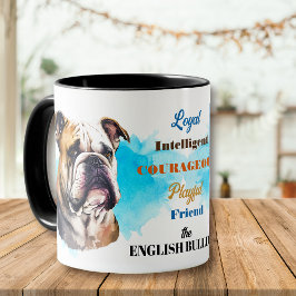 Taza Bulldog inglés amigo leal