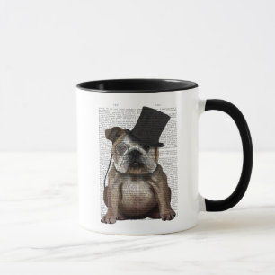 Taza Bulldog inglés, hebilla formal y Gorra