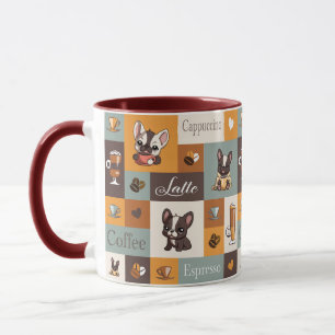 Taza Bulldog lindo café amor