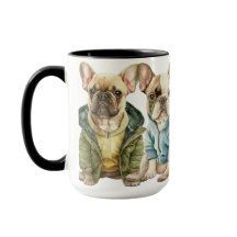 BULLDOGES FRANCESES ADORABLES CON DULCES