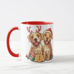 Taza Bulldoges navidades