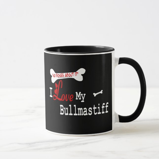 Taza Bullmastiff (I Love) Mug (Derecha)