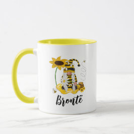 Taza Bumble Bee Sunflower Gnome Mug Personalizado