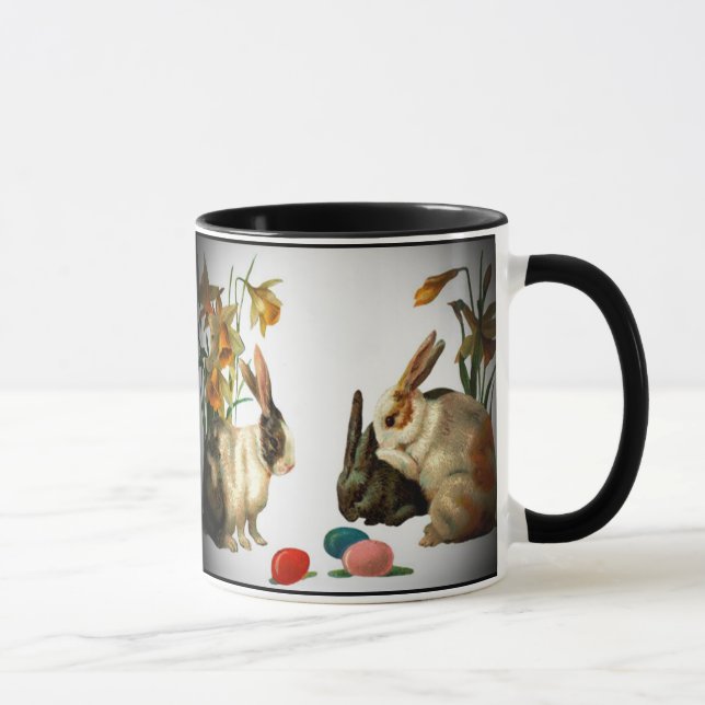 Taza Bunnies de Semana Santa con huevos de caramelo, ZS (Derecha)