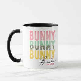 Taza Bunny Babe Cute Moderna Girly Easter Personalizada