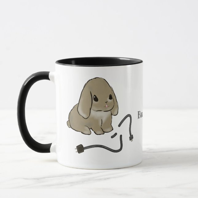 Taza Bunny bites phone cable  (Izquierda)