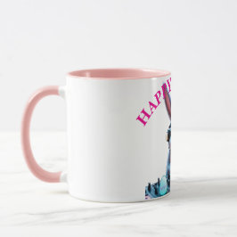 Taza Bunny DJ Easter Egg Turntable Pink