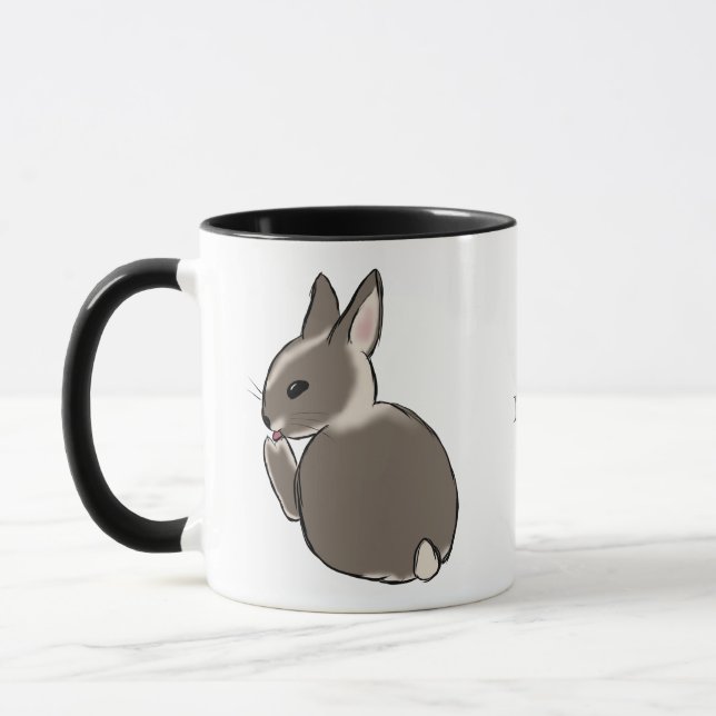 Taza Bunny liking foot (Izquierda)