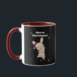 Taza Bunny Merry Christmas Winter Animals Rabbits Mug<br><div class="desc">El conejo para Navidades con luces de hadas. Animales divertidos con regalos y nieve para las vacaciones. También es gracioso para los Navidades en julio. Hasen son animales dulces y perfectos para los Navidades.</div>