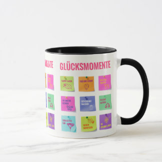 Taza Buntes Design mit Glücksmomenten