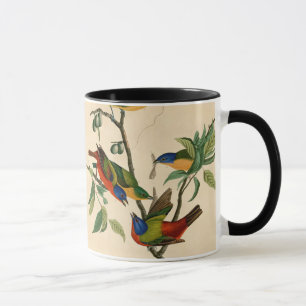 Taza Bunting pintado por Audubon Bird Painting 