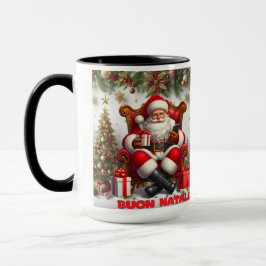 Taza Buon Natale Navidades Santa Classic Mug