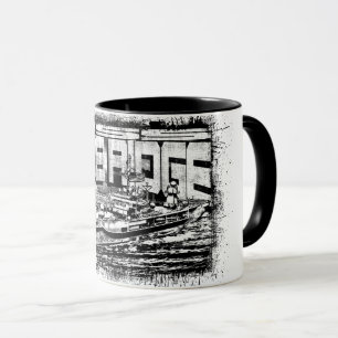 Taza Buque de mando Blue Ridge Combo Mug