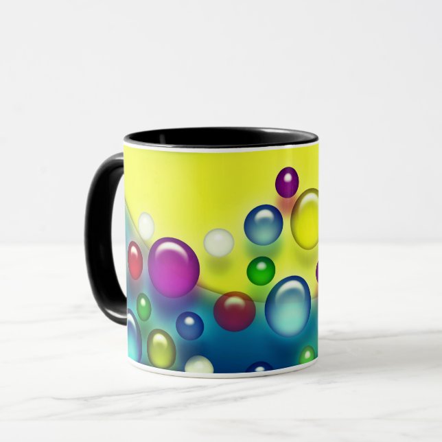 Taza Burbujas coloridas (Anverso izquierdo)