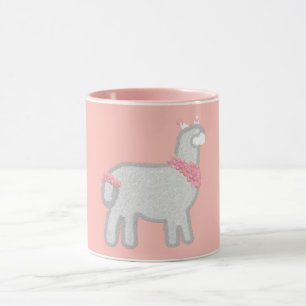 Taza Burbujas fiestas de Cute Alpaca Fiesta