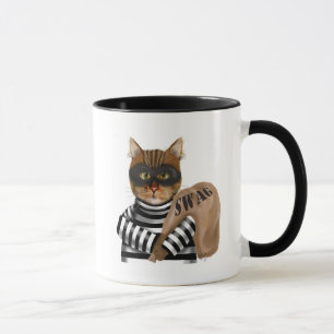 Taza Burglar de gato