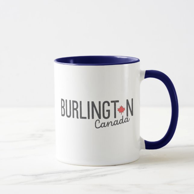 Taza Burlington Ontario Canadá (Derecha)