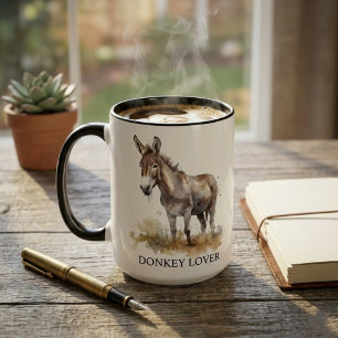 Taza Burro Encantador Serenidad, personalizado