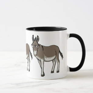 Taza Burro Hipster