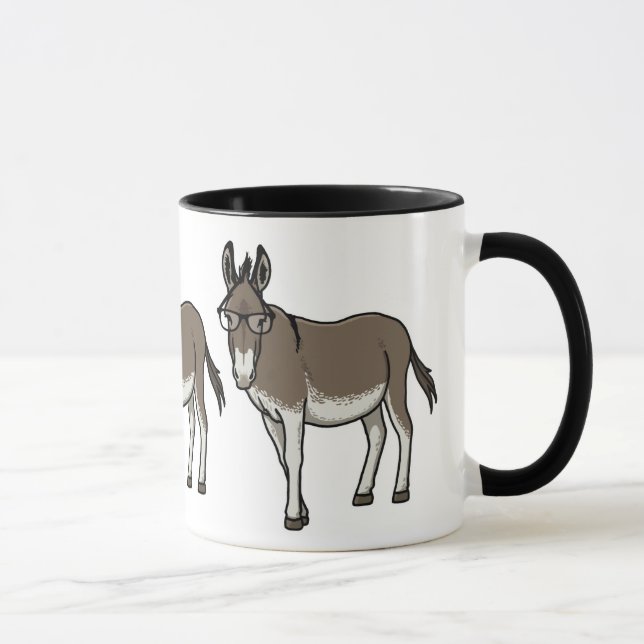 Taza Burro Hipster (Derecha)
