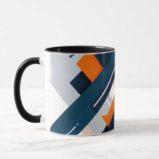 Taza Burst geométrica negrita