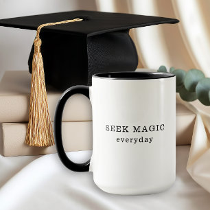 Taza Busca la Magia Cada Día Cita Inspiradora