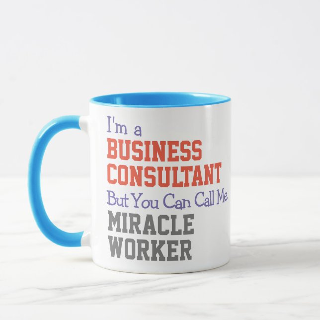 Taza Business Consultor Miracle Worker Mug (Izquierda)