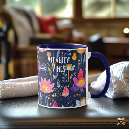 Taza Business Serenity Spa Mug con marea artística