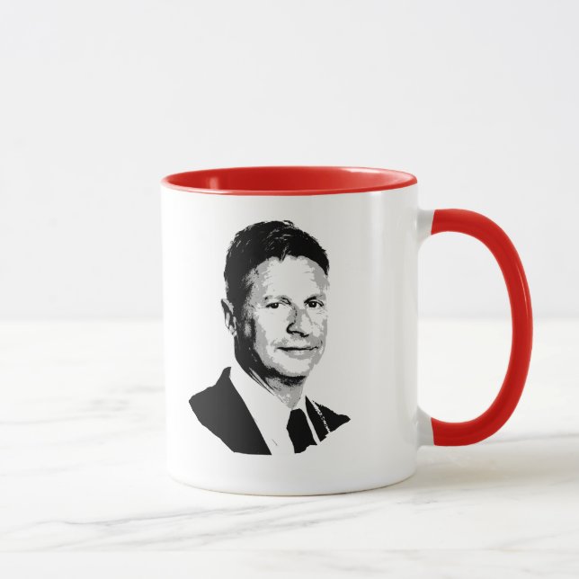 Taza Busto de Gary Johnson - - (Derecha)
