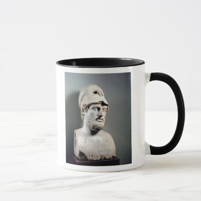 Taza Busto de la copia de Pericles de una original (Derecha)