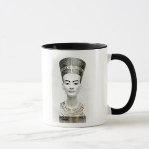 Taza Busto de la reina Nefertiti